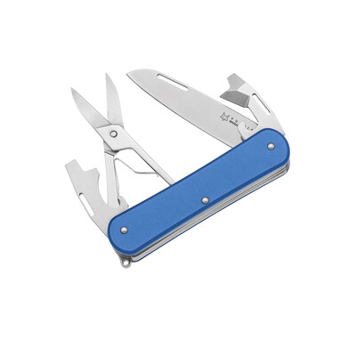 Джобен нож Fox Knives Vulpis 130-F4 Aluminum Sky Blue