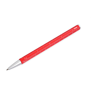 Многофункционална химикалка Troika - CONSTRUCTION BASIC, червена