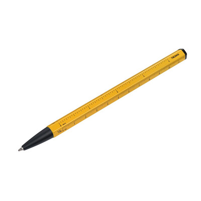 Многофункционална химикалка Troika - CONSTRUCTION BASIC, жълта