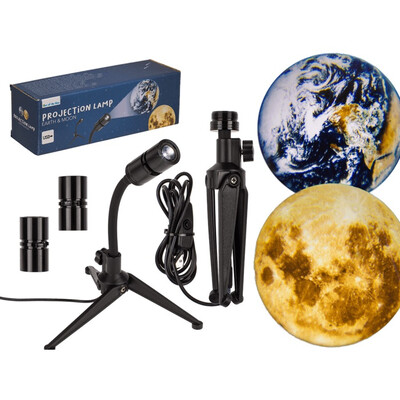 Прожекционна лампа Earth & Moon с USB кабел