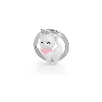 Ключодържател Metalmorphose White Cat