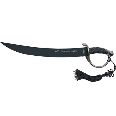 Сомелиерска сабя Due Cigni 1896 Sommelier's Sabre, Gun Metal, 40см, черна