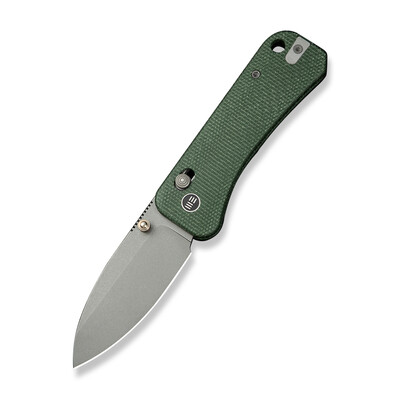 Джобен нож WEKNIFE Banter 2 Green Canvas Micarta