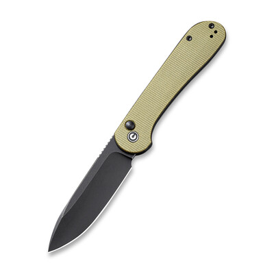 Джобен нож CIVIVI Button Lock Elementum Micarta Olive