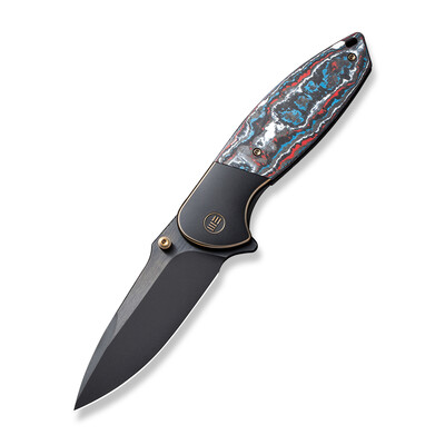 Джобен нож WEKNIFE Nitro OG Titanium Black & Nebula Fat Carbon