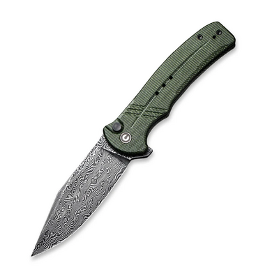 Джобен нож CIVIVI Cogent Damast Micarta Green