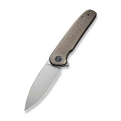Джобен нож WEKNIFE Shakan Titanium Bronze