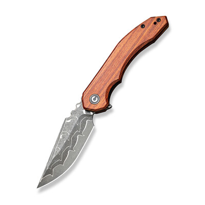 Джобен нож CIVIVI Bluetick Damascus Guibourtia Wood