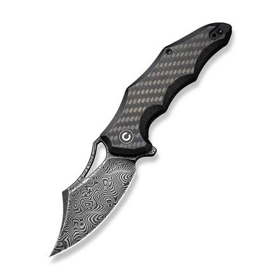 Джобен нож CIVIVI Chiro Damascus G10 & Carbon Black