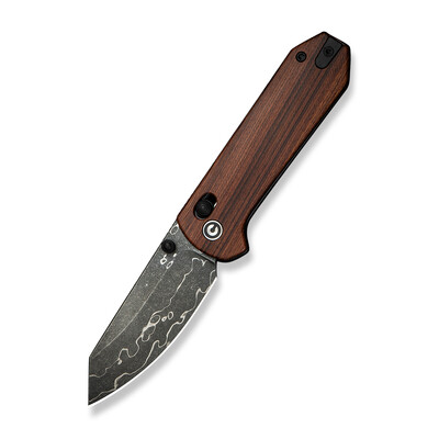 Джобен нож CIVIVI Yonder Damascus Guibourtia Wood