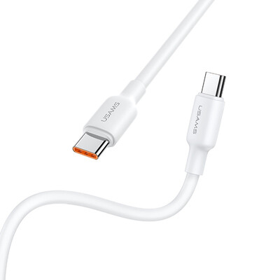 Кабел Usams U84 Type-C To Type-C PD 100W Charging & Data Cable, 0.5 м