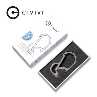 Карабинер CIVIVI Click Titanium Gray