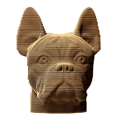 Картонен 3D пъзел CARTONIC BULLDOG