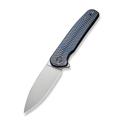 Джобен нож WEKNIFE Shakan Titanium Blue Patterned