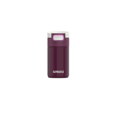 Термочаша ​от неръждаема стомана Kambukka Etna с термокапак 3 в 1 Snapclean®, 300 мл, Cherry Lacquer
