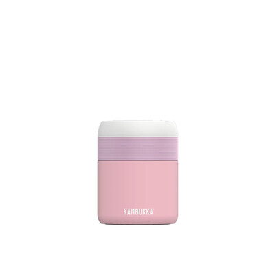 Кутия за храна и напитки, 600 мл, Kambukka Bora с винтов капак, Baby Pink