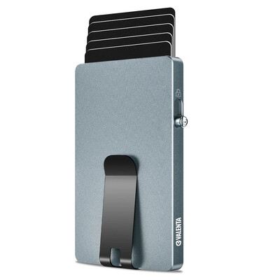 Картодържател Valenta Aluminium MagSafe Money Clip, сив