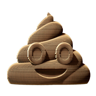 Картонен 3D пъзел CARTONIC POOP