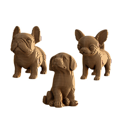 Картонен 3D пъзел CARTONIC PUPPIES TRIO