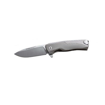 Джобен нож LionSteel ROK Titanium Gray