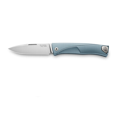 Джобен нож LionSteel Thrill Titanium Blue