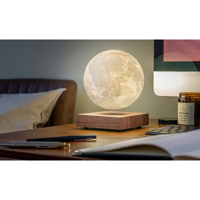Нощна лампа Ginko Smart Moon Lamp - Walnut
