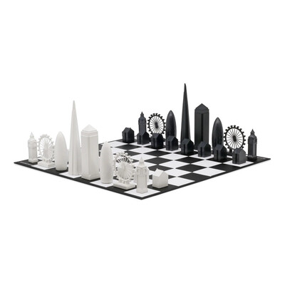 Шах Skyline Chess - The London Edition, картонено игрално поле