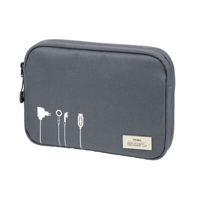 Органайзер за кабели Troika BLUE CYCLE TECH POUCH 2, сив