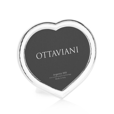 Фоторамка сребро Ottaviani miro-silver Little Heart 14.3x13 см