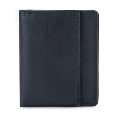 Кожен портфейл с монетник Mywalit Nappa Black
