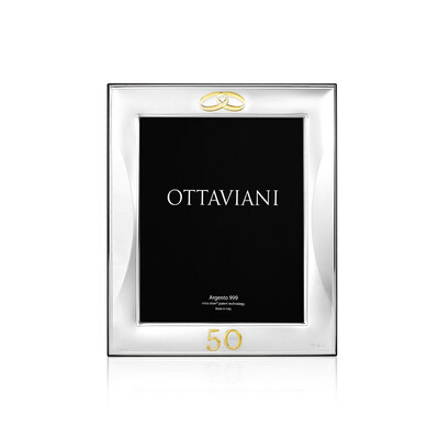 Фоторамка сребро Ottaviani miro-silver Golgen Wedding 9x13 см