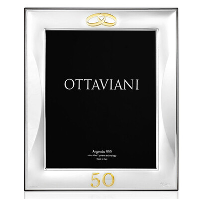 Фоторамка сребро Ottaviani miro-silver Golgen Wedding 13x18 см