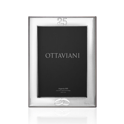 Фоторамка сребро Ottaviani miro-silver "25 years of marriage" 13x18 см