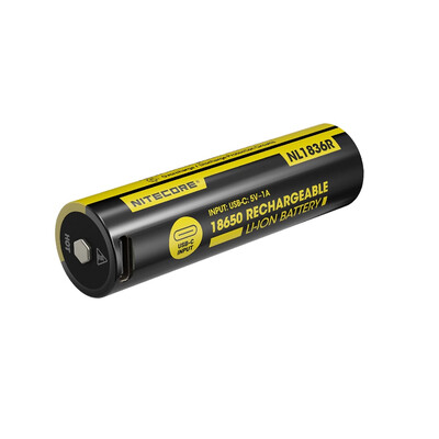 Акумулаторна Li-ion 18650 батерия с USB-C порт Nitecore NL1836R