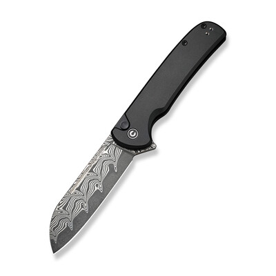 Джобен нож CIVIVI Chevalier II Black Aluminum / Damascus