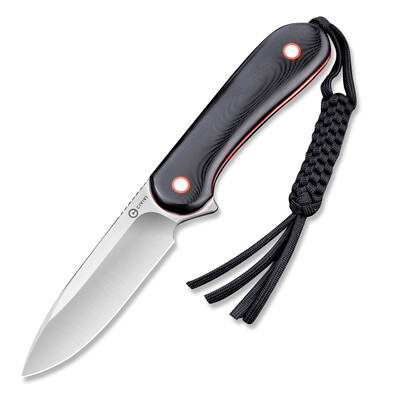 Туристически нож CIVIVI Fixed Blade Elementum Black/Red G10