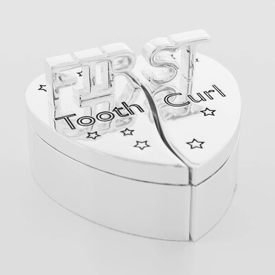 Кутия-сърце за спомени First Tooth+Curl, две части
