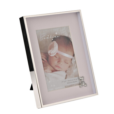 Фоторамка Bambino Teddy, розов фон