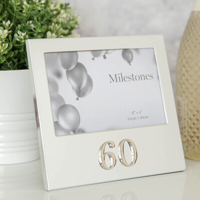 Алуминиева фоторамка Celebrations с 3D цифра "60"