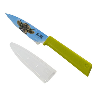 Нож Kuhn Rikon COLORI+ Paring Knife Cow, назъбен