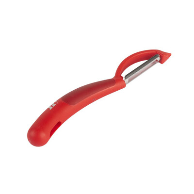 Белачка Kuhn Rikon Peeler Piranha Swivel, червена