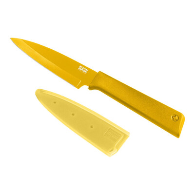 Нож Kuhn Rikon COLORI+ Paring Knife, гладко острие, жълт