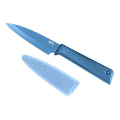 Нож Kuhn Rikon COLORI+ Paring Knife, гладко острие, син