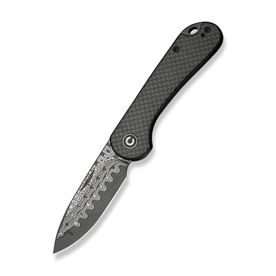 Джобен нож CIVIVI Elementum Slip Joint Twill Carbon Fiber / Damascus