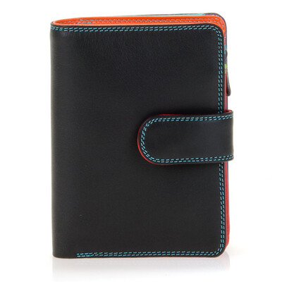 Дамски портфейл Mywalit Medium Snap Wallet Black Pace