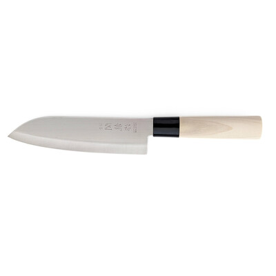 Кухненски нож Sekiryu Santoku, 165 мм, топола