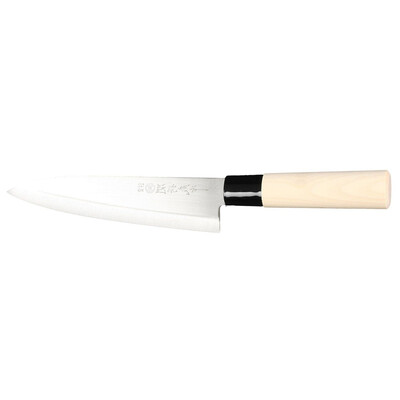 Кухненски нож Sekiryu Gyuto, 180мм, топола