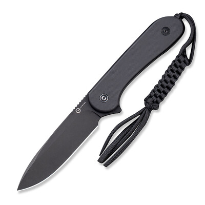 Туристически нож CIVIVI Fixed Blade Elementum Black G10