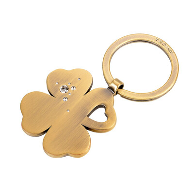 Ключодържател Troika- GIRLS BEST FRIENDS "Clover Bronze", златист