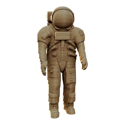 Картонен 3D пъзел CARTONIC ASTRONAUT